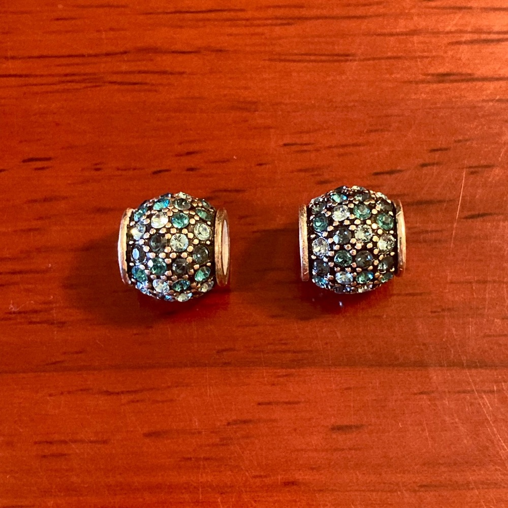 Two Brighton Blue Gem Charms